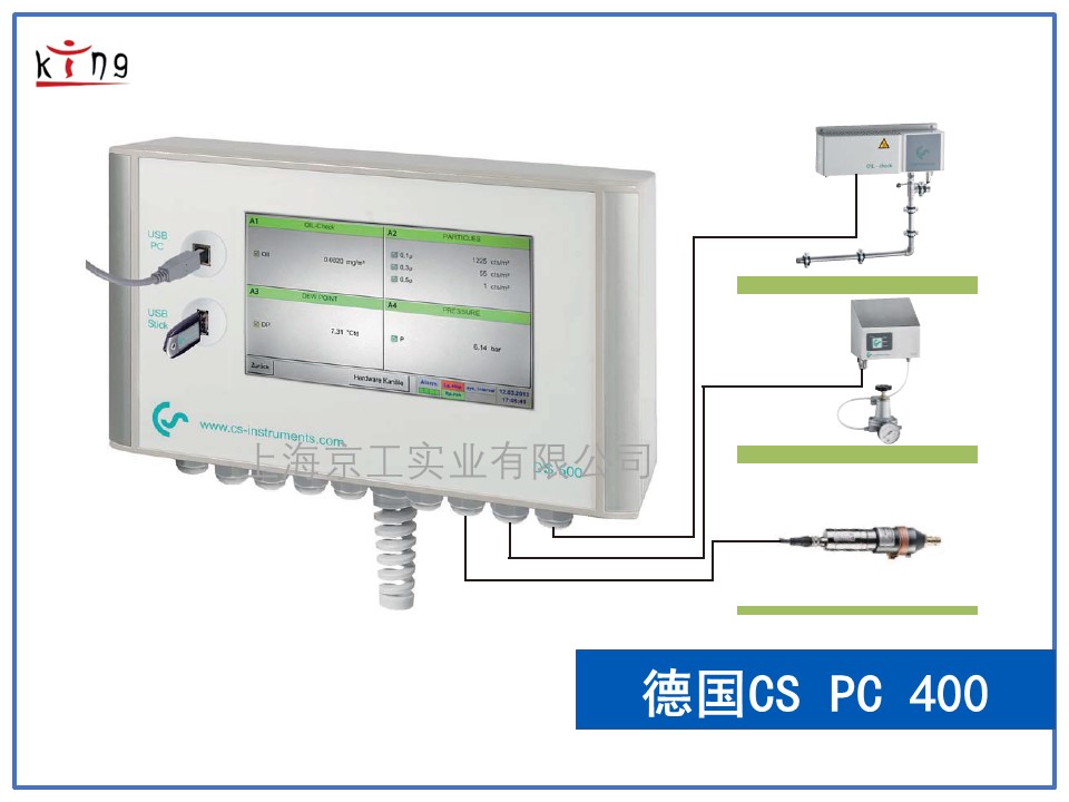 壓縮空氣粒子計數器德國CS PC 400